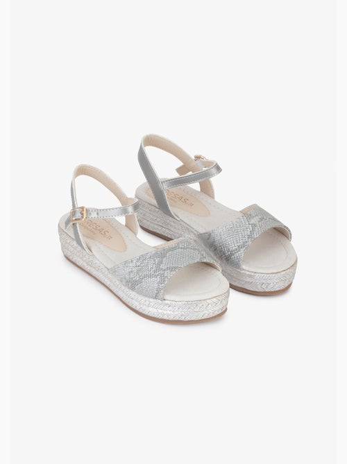 Sandalias conguitos snake wedge - Kiabi