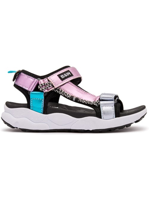 Sandalias conguitos tiras abiertas - Kiabi Sandalias conguitos tiras abiertas - Kiabi