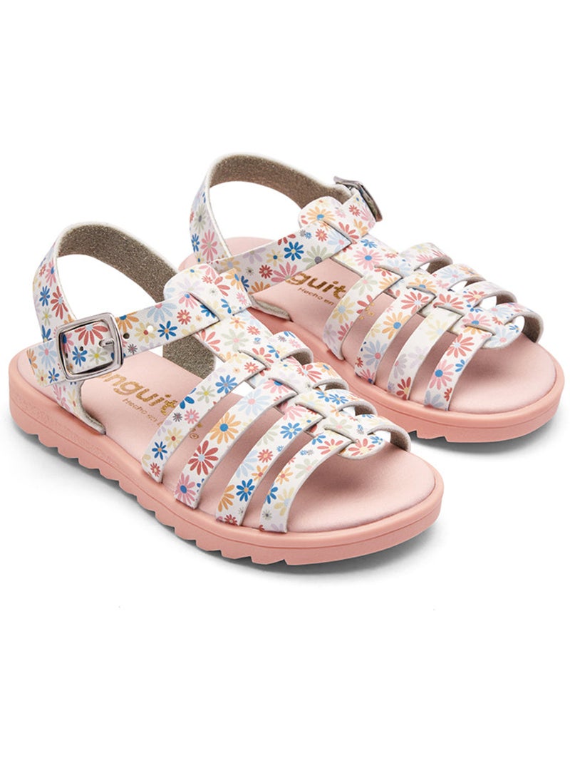 Sandalias Conguitos Tiras Florales Multicolor - Kiabi