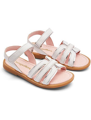 Sandalias conguitos tiras piel