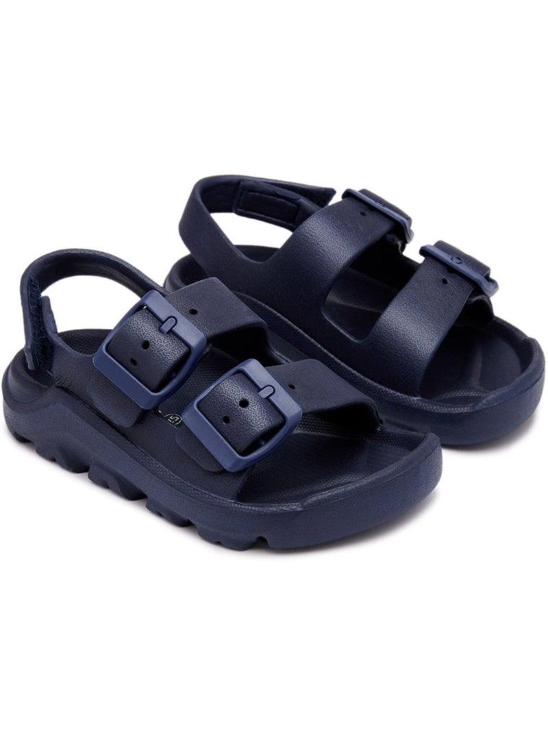 Sandalias conguitos transpirable cordones Azul marino - Kiabi