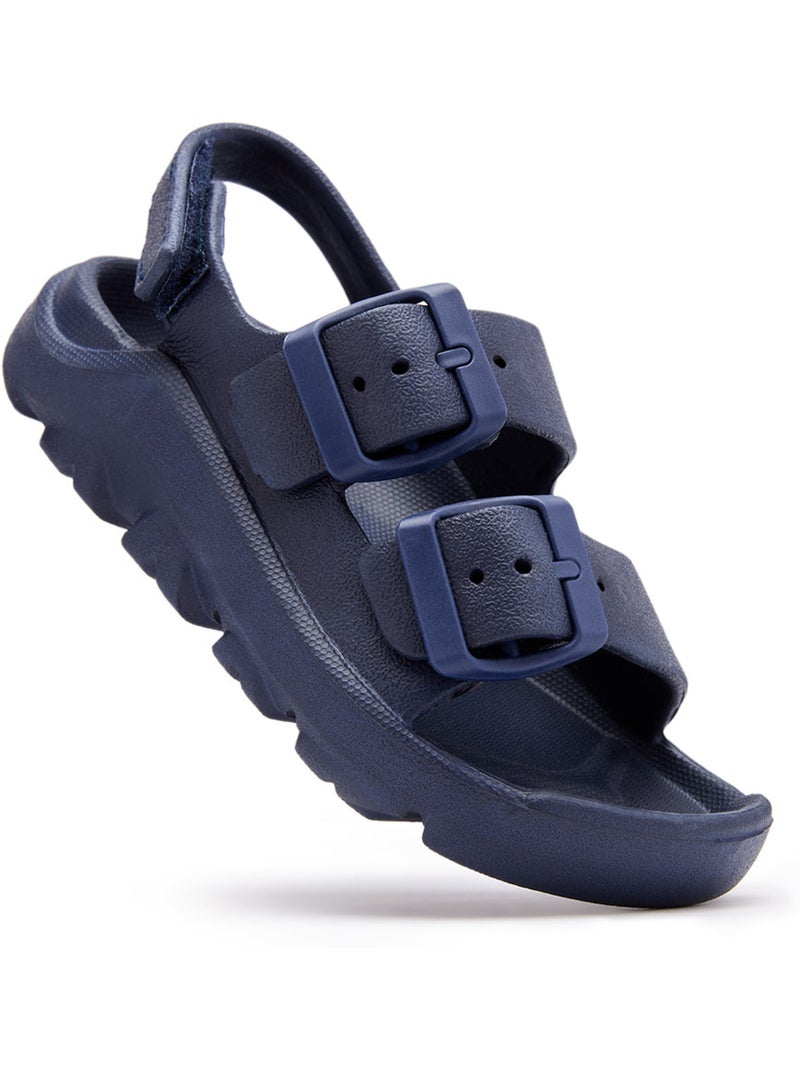 Sandalias conguitos transpirable cordones Azul marino - Kiabi