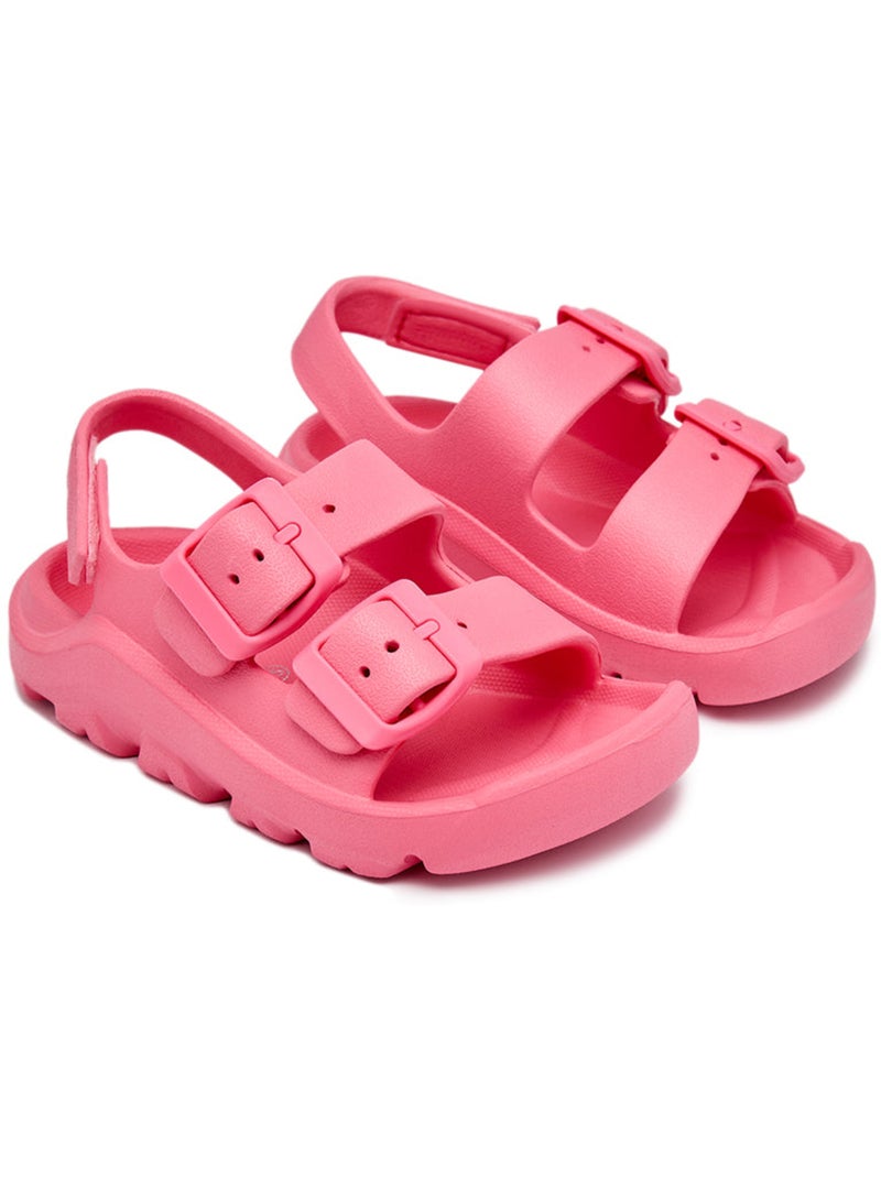 Sandalias conguitos transpirable cordones Rosa fucsia - Kiabi