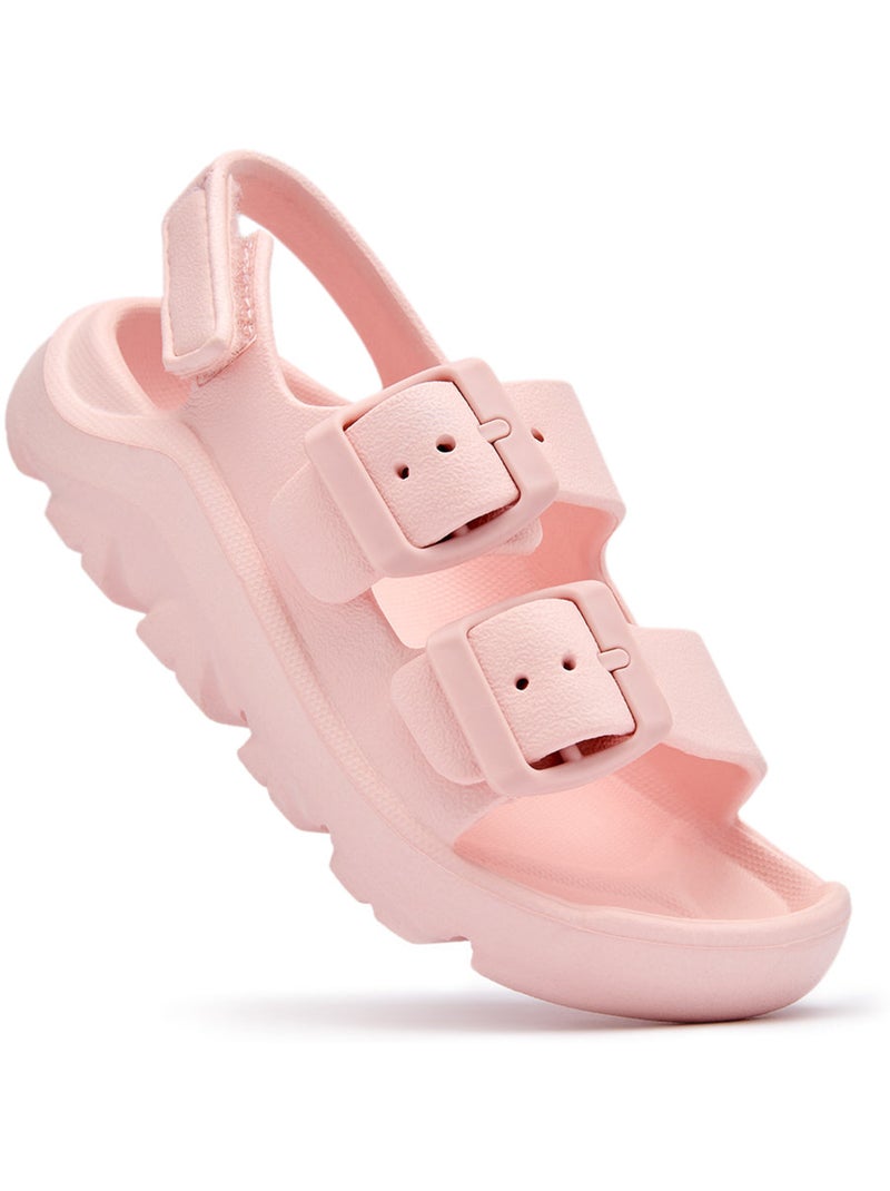 Sandalias conguitos transpirable cordones Rosa - Kiabi