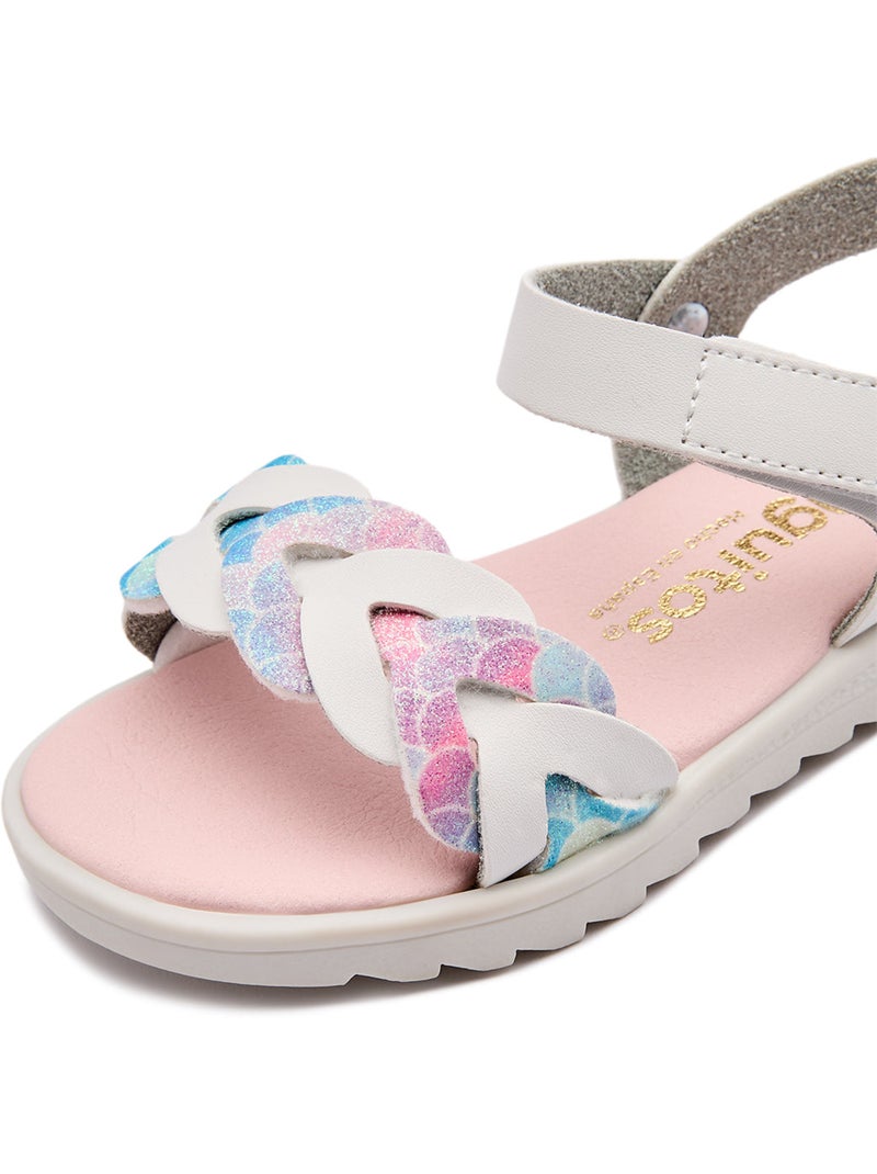 Sandalias Conguitos Trenzadas Blanco - Kiabi