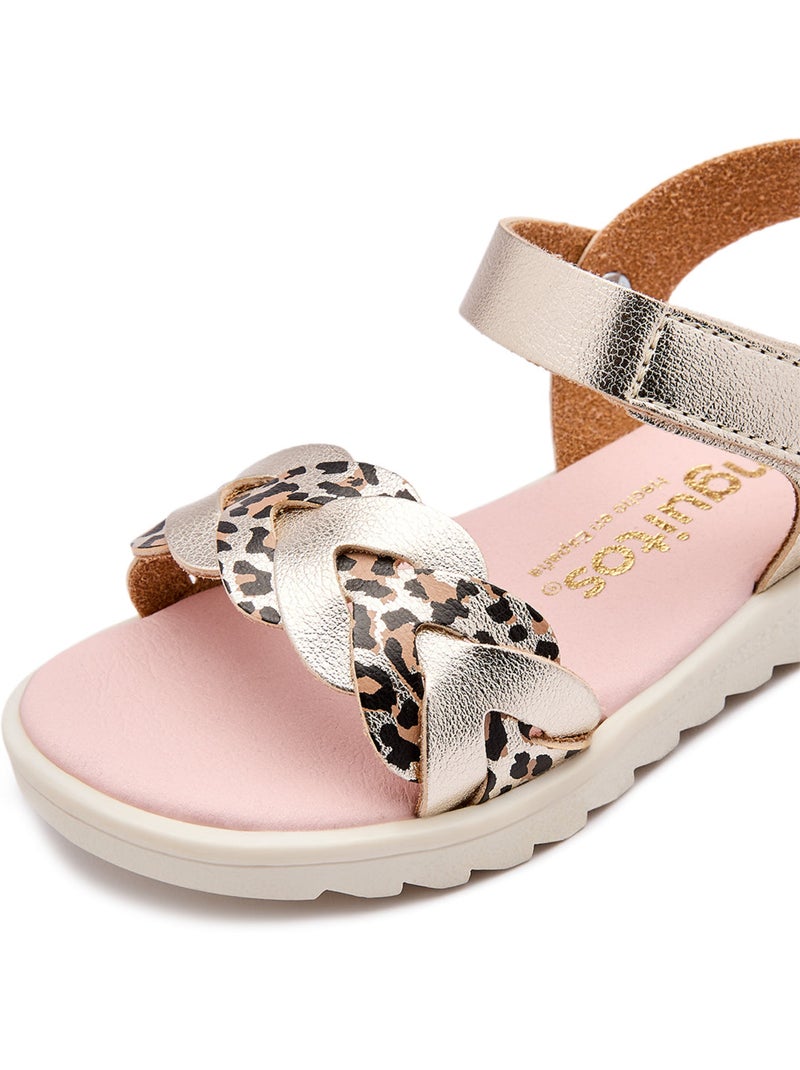 Sandalias Conguitos Trenzadas Oro - Kiabi