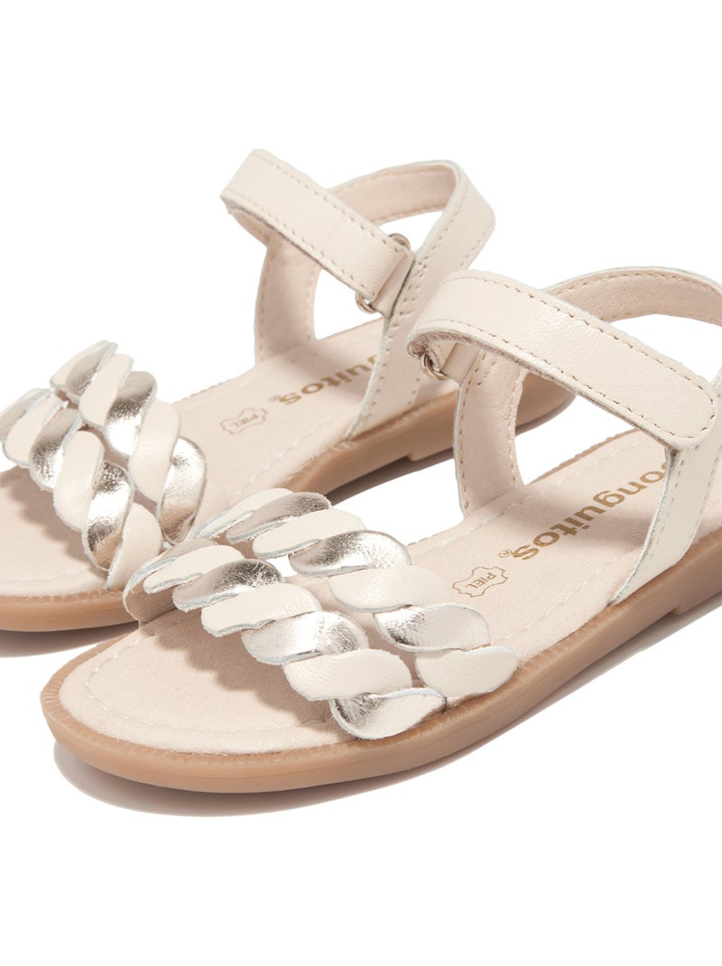 Sandalias Conguitos Trenzado Beige - Kiabi