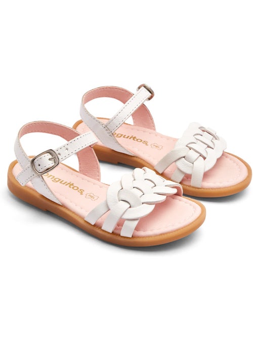 Sandalias Conguitos Trenzado Piel - Kiabi Sandalias Conguitos Trenzado Piel - Kiabi