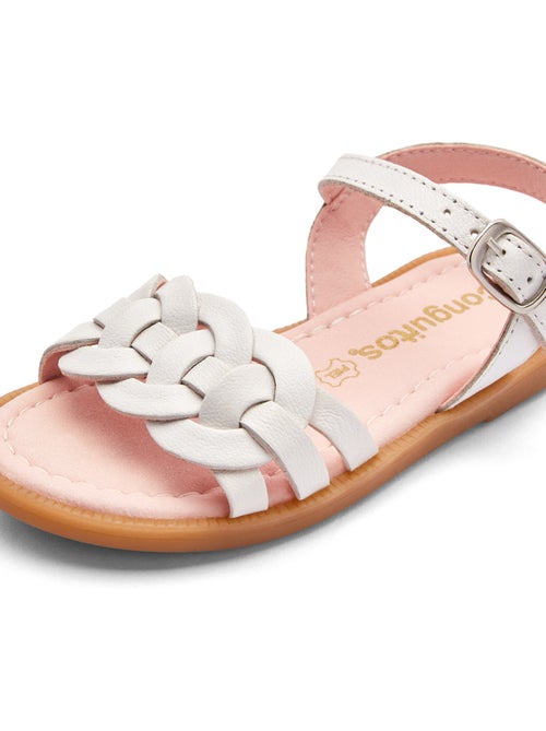 Sandalias Conguitos Trenzado Piel - Kiabi Sandalias Conguitos Trenzado Piel - Kiabi
