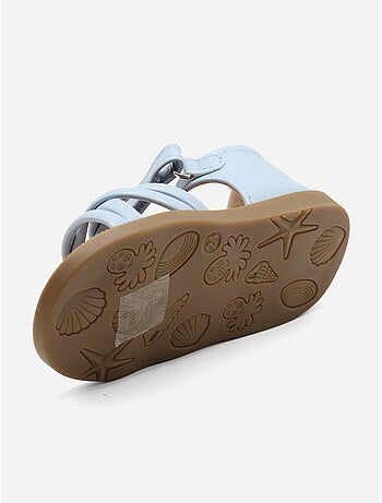 Sandalias correa cruzada