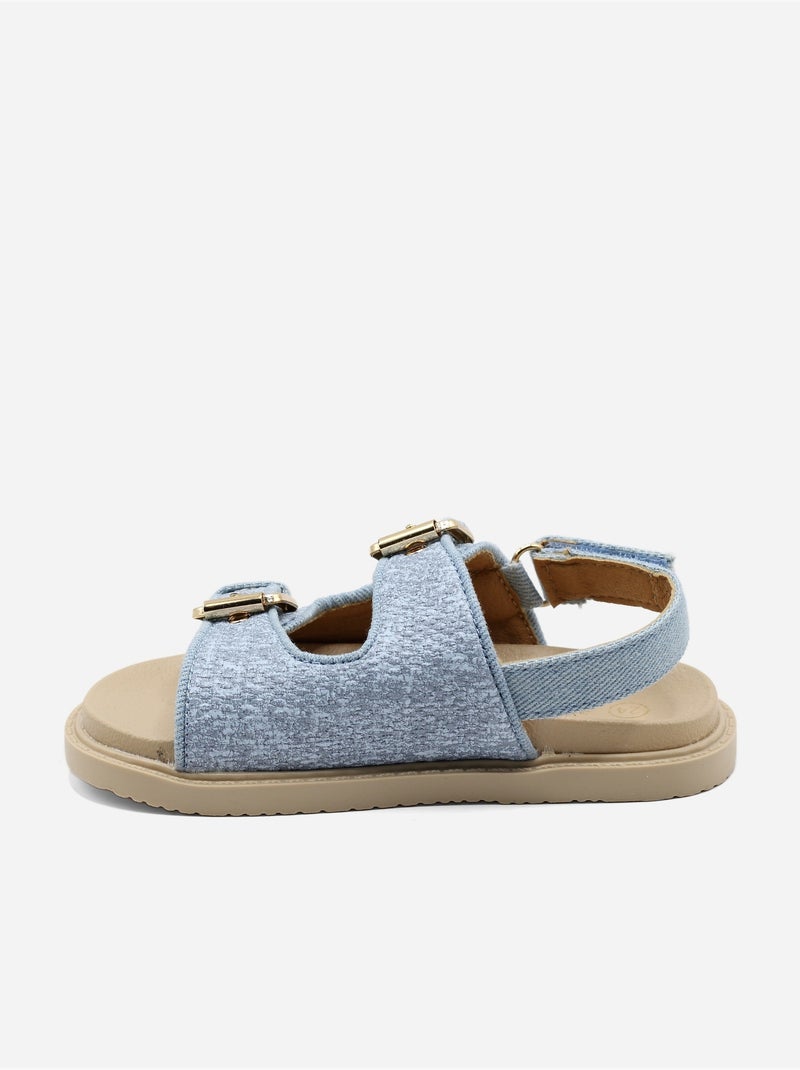 Sandalias correa cruzada Azul claro - Kiabi