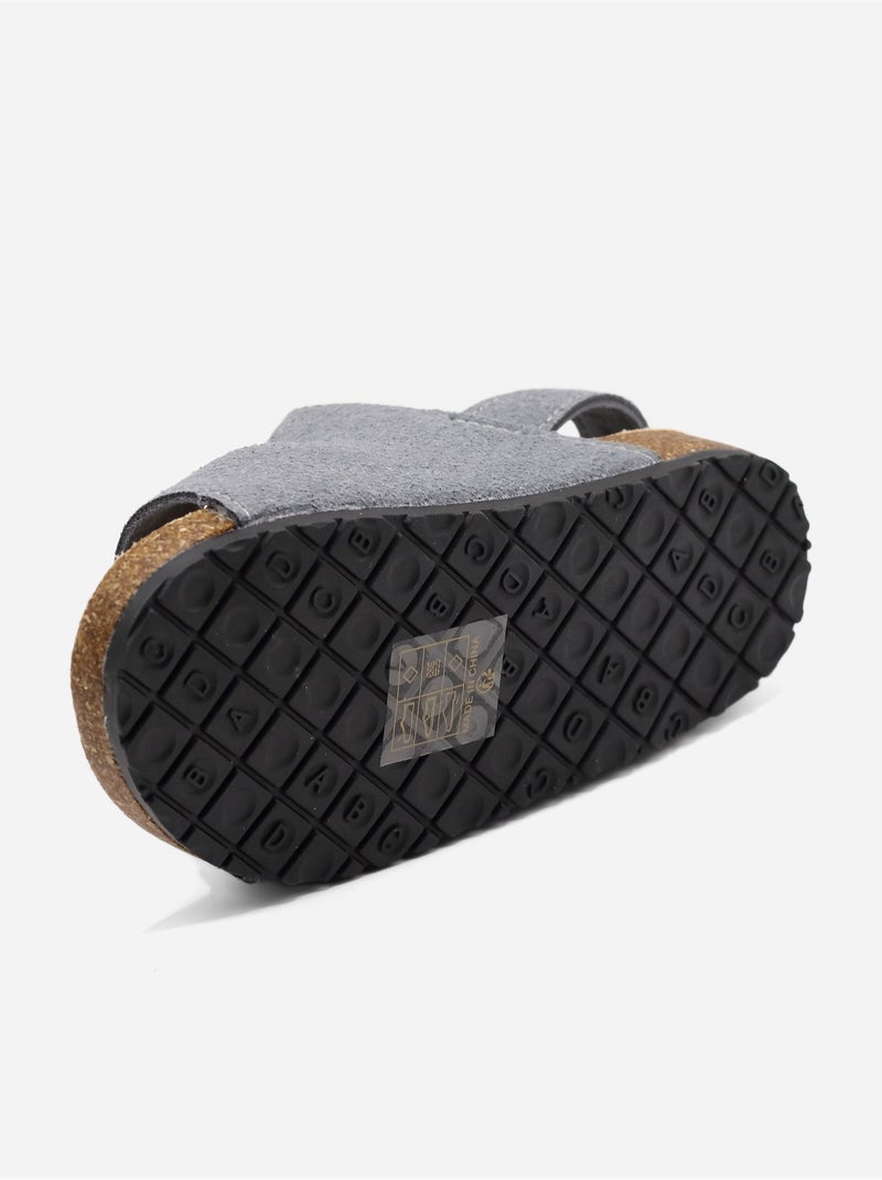 Sandalias correa cruzada Azul - Kiabi