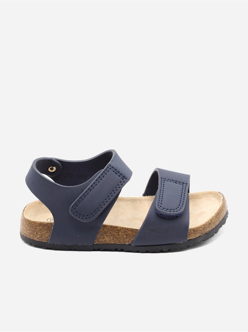 Sandalias correa cruzada Azul oscuro - Kiabi