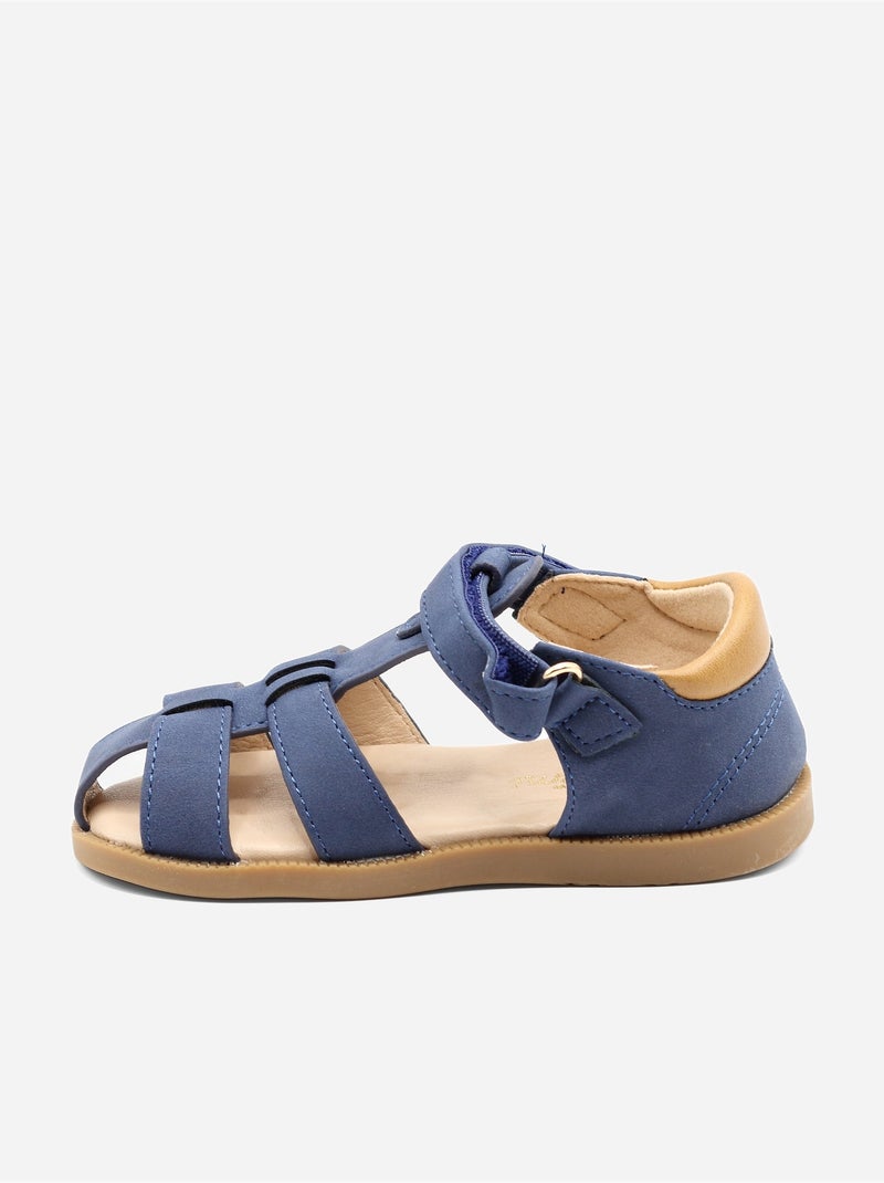 Sandalias correa cruzada Azul oscuro - Kiabi
