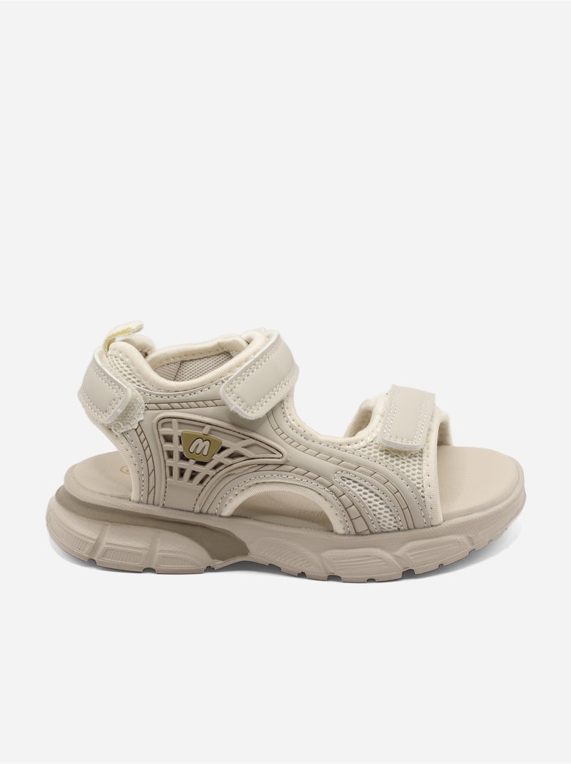 Sandalias correa cruzada Crema - Kiabi