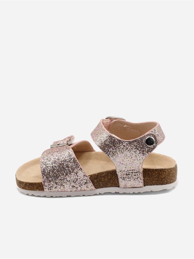 Sandalias correa cruzada Rosa - Kiabi