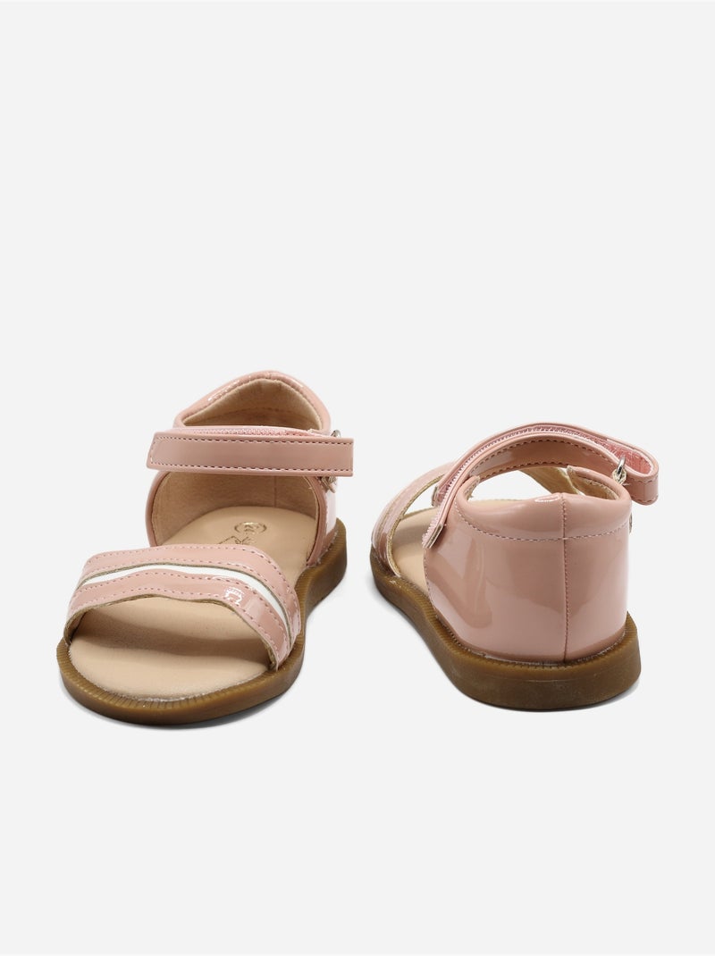 Sandalias correa cruzada Rosa - Kiabi