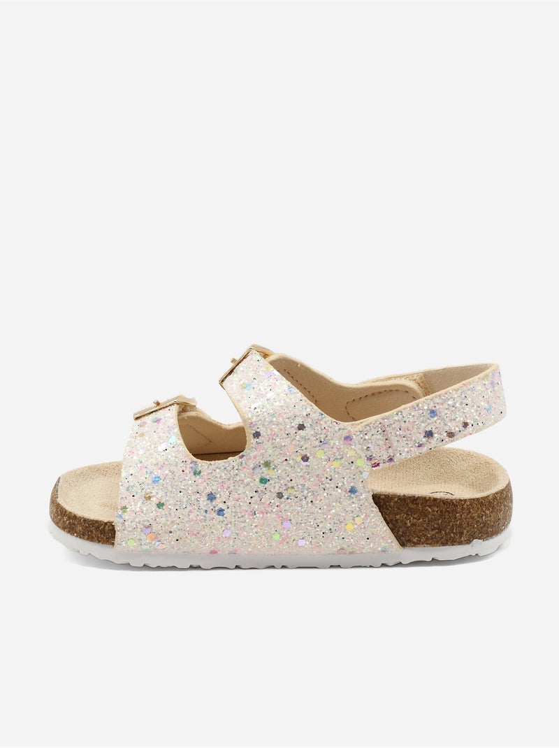 Sandalias correa cruzada Rosa - Kiabi