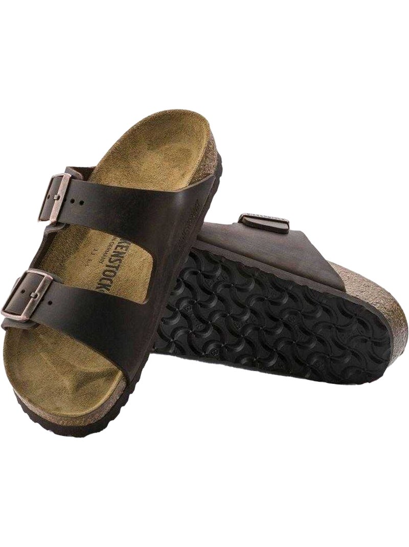 Sandalias Cuero Birkenstock Arizona Marrón - Kiabi
