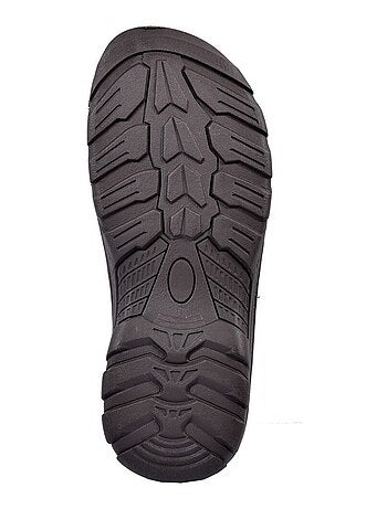 Sandalias cuero con velcro