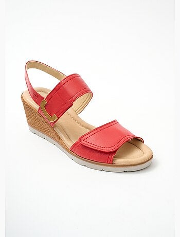 Sandalias cuña ancha confort - Afibel