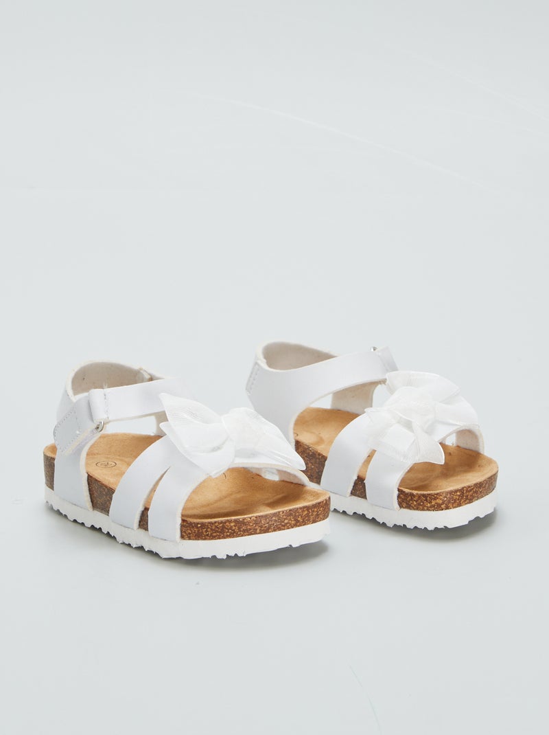 Sandalias de ceremonia blanco - Kiabi