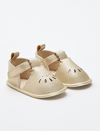 Sandalias de ceremonia doradas