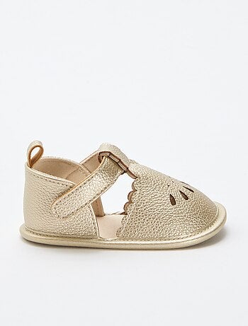 Sandalias de ceremonia doradas