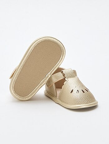 Sandalias de ceremonia doradas