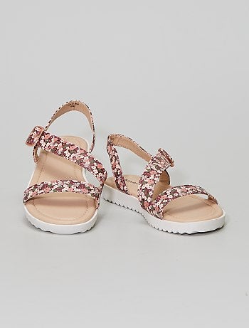 Sandalias flores mujer con descuentos | Kiabi