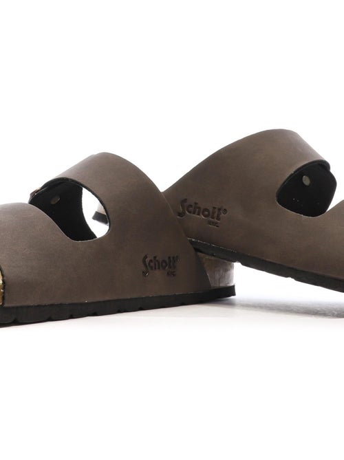 Sandalias de cuero liso para hombre schott - Kiabi Sandalias de cuero liso para hombre schott - Kiabi