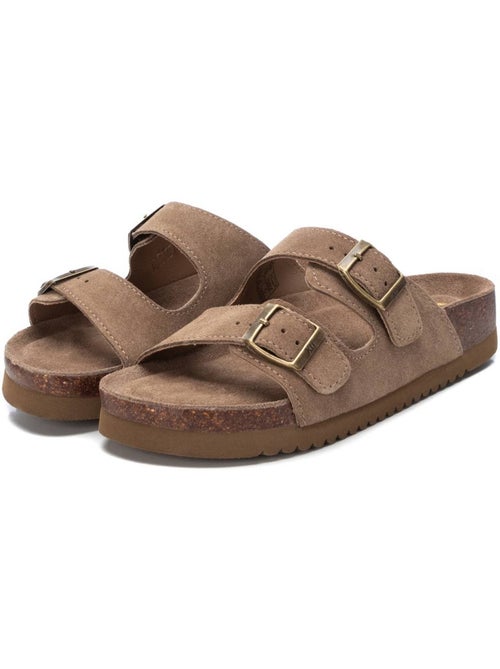 Sandalias de Cuero para Mujer - Kiabi Sandalias de Cuero para Mujer - Kiabi