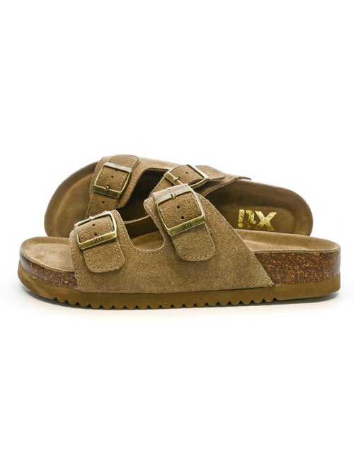 Sandalias de Cuero para Mujer - Kiabi Sandalias de Cuero para Mujer - Kiabi