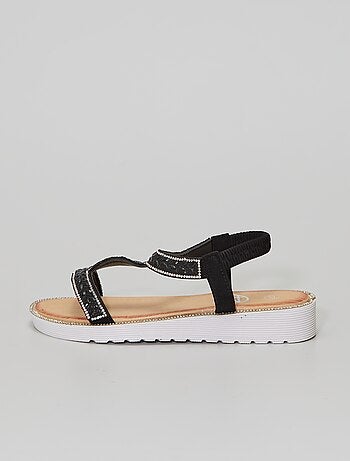 Zapatos con cuña Mujer | negro | Kiabi