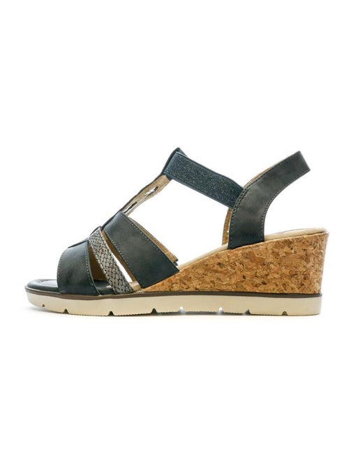 Sandalias de cuña para mujer relife - Kiabi
