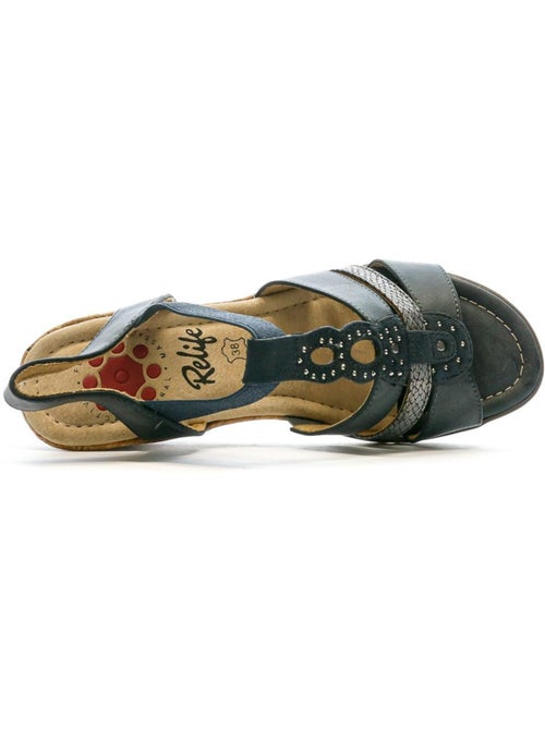 Sandalias de cuña para mujer relife - Kiabi