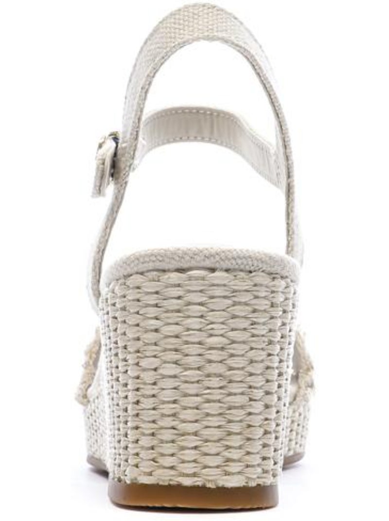 Sandalias de cuña para mujer Tommy Hilfiger Beige - Kiabi