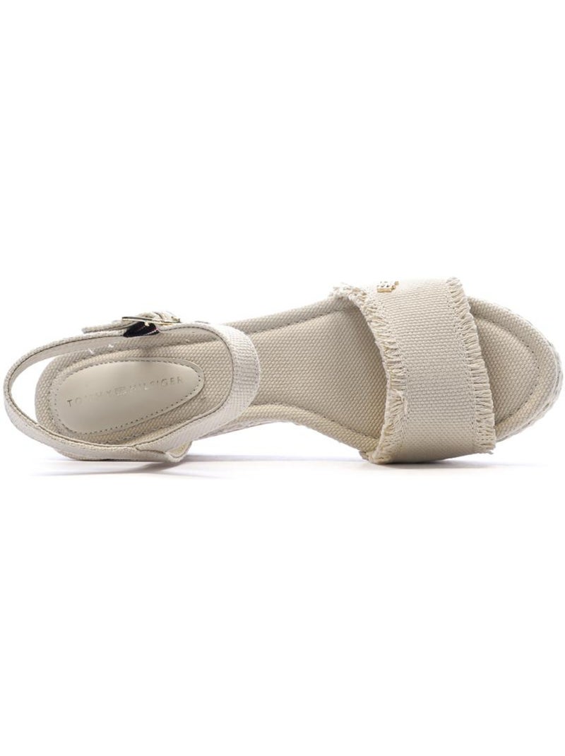 Sandalias de cuña para mujer Tommy Hilfiger Beige - Kiabi