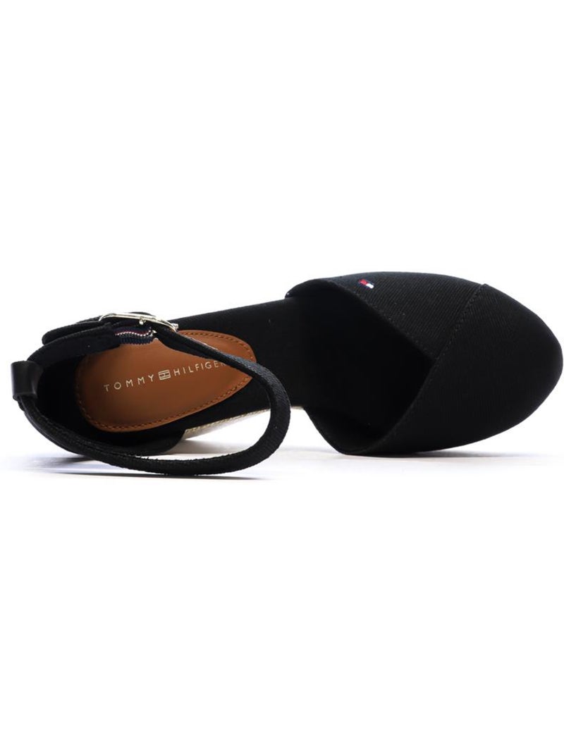 Sandalias de cuña para mujer Tommy Hilfiger Negro - Kiabi