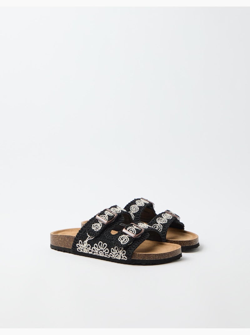 Sandalias de ganchillo, MO Fashion Negro - Kiabi