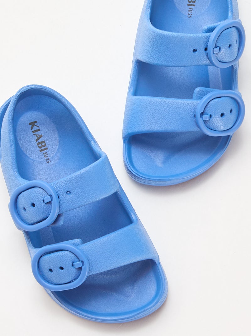 Sandalias de goma Azul - Kiabi