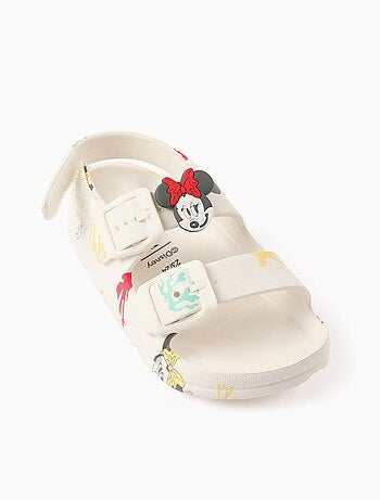 Sandalias de goma con hebilla con Minnie