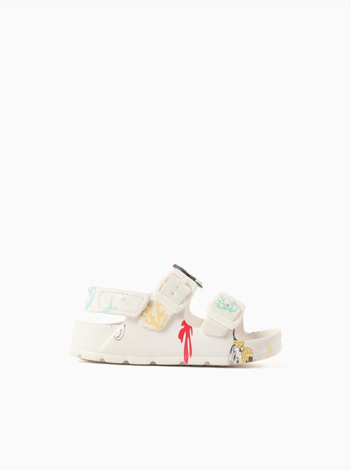 Sandalias de goma con hebilla con Minnie - Kiabi