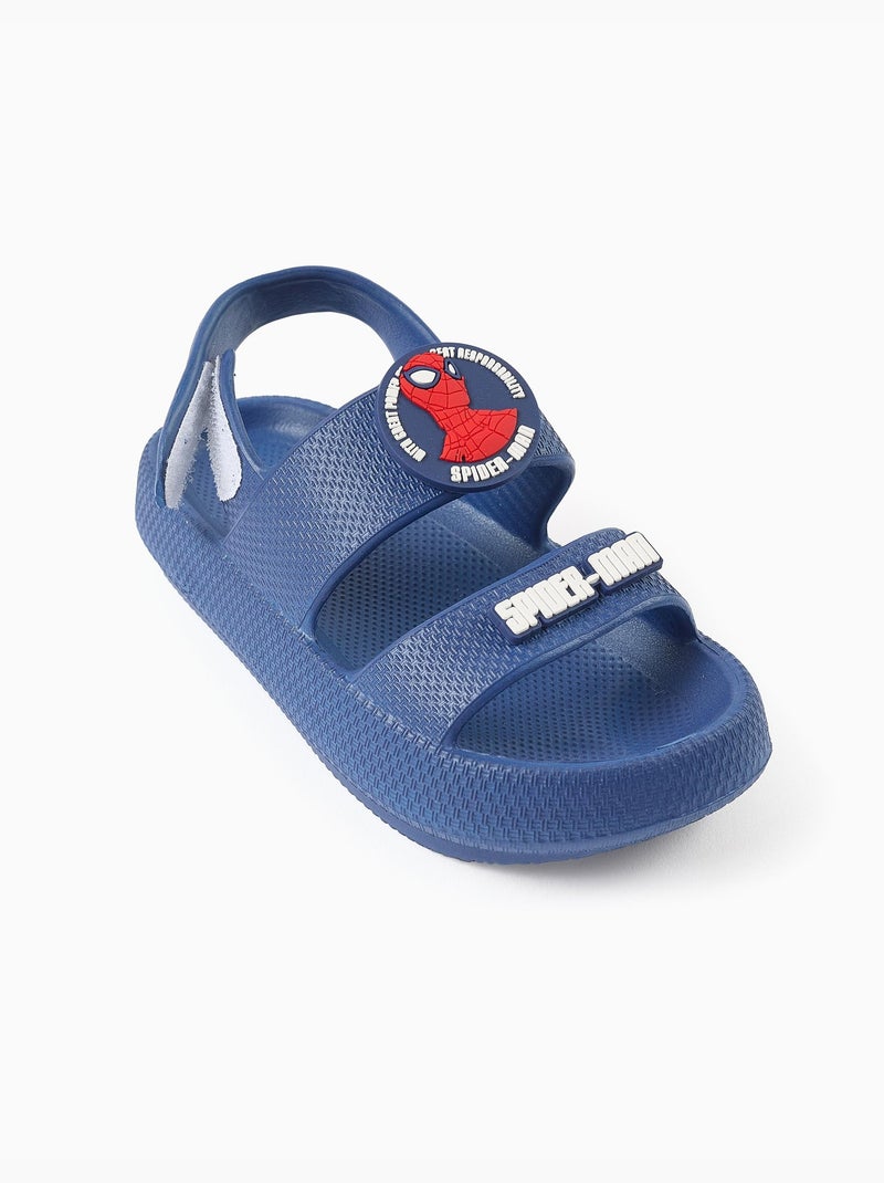 Sandalias de goma con suela antideslizante Spider-Man Azul oscuro - Kiabi