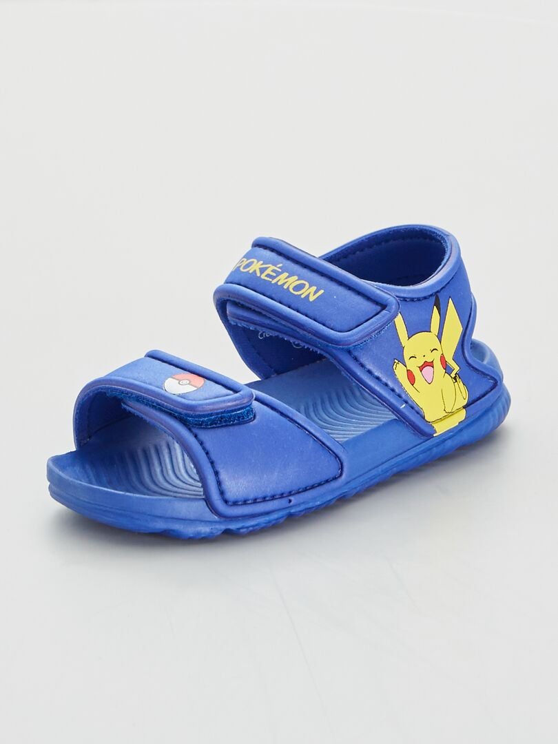 Sandalias de goma 'Pokemon' azul - Kiabi