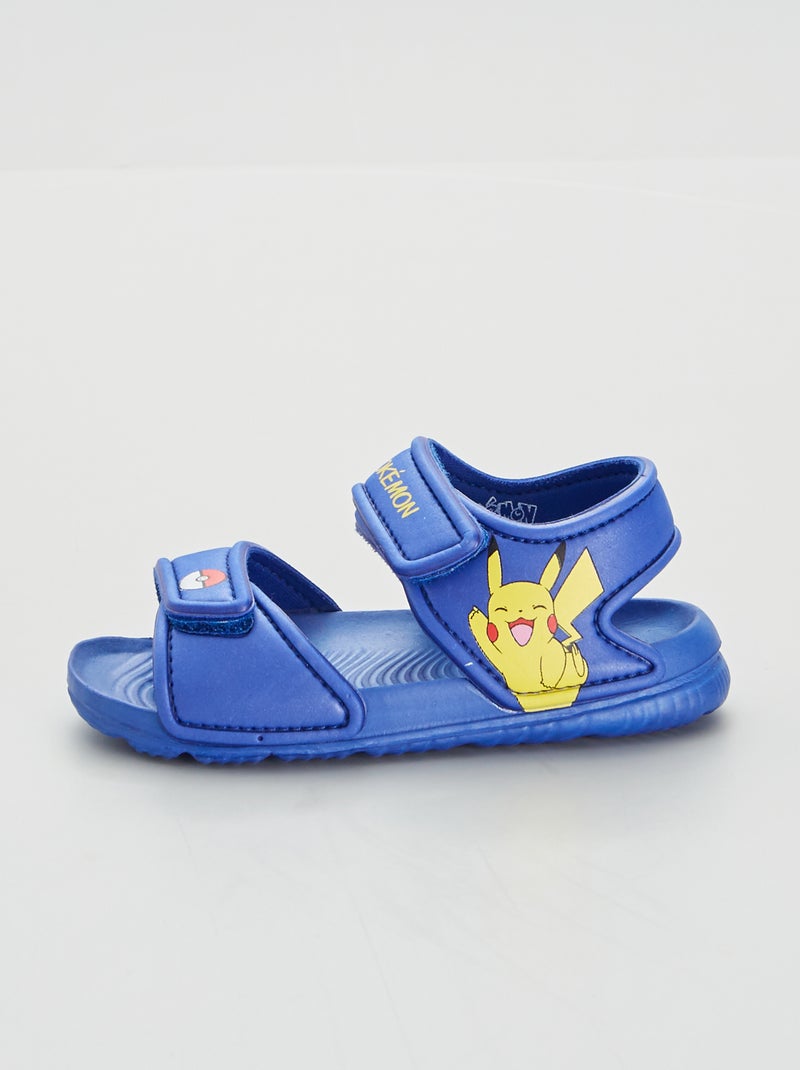 Sandalias de goma 'Pokemon' azul - Kiabi