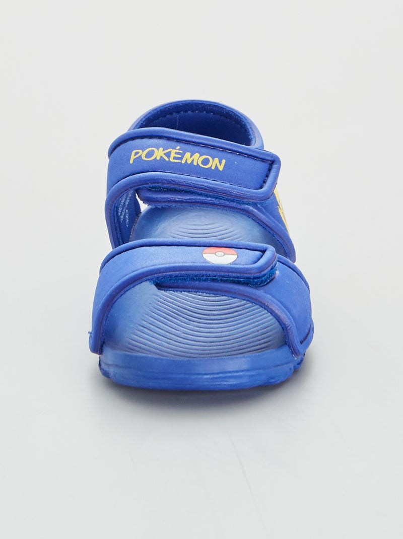 Sandalias de goma 'Pokemon' azul - Kiabi
