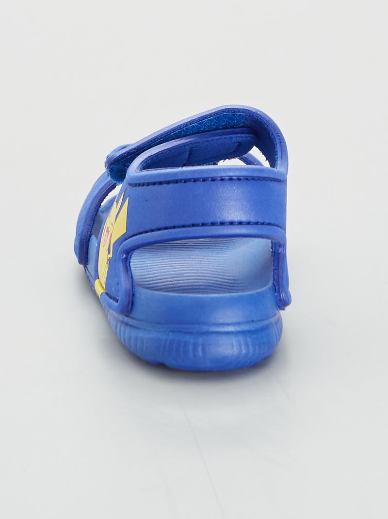 Sandalias de goma 'Pokemon' azul - Kiabi