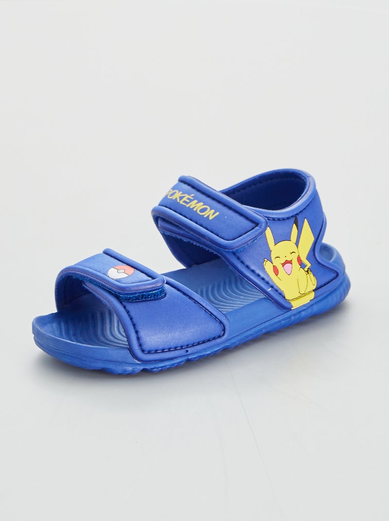 Sandalias de goma 'Pokemon' azul - Kiabi