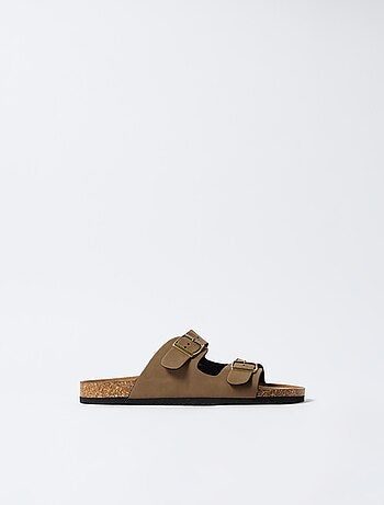 Sandalias de hebilla, mo fashion
